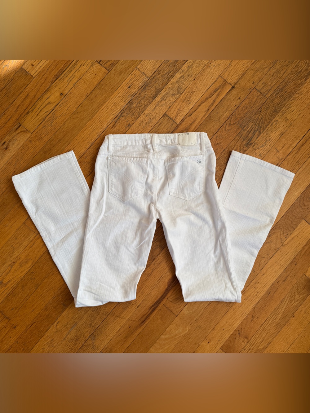 Joe’s Brand Boot Leg Jeans, White, Size 27